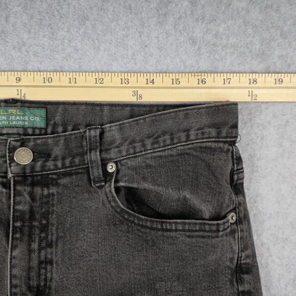 LRL Lauren Jeans Co. Jeans Womens Size 14 Black Classic Bootcut 34" Waist - Picture 15 of 16